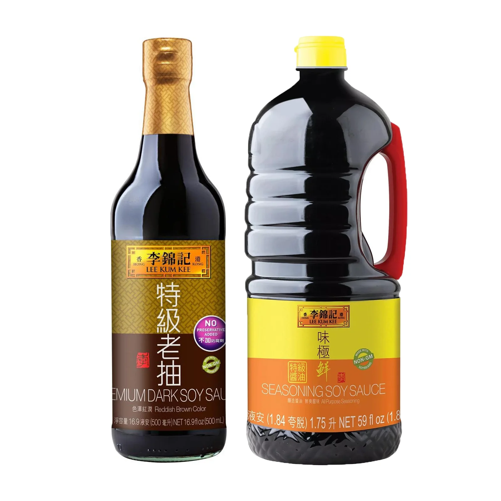 Lee Kim Kee Premium Dark Soy Sauce 16.9 fl. Ons bumbu kecap 59 paket floz