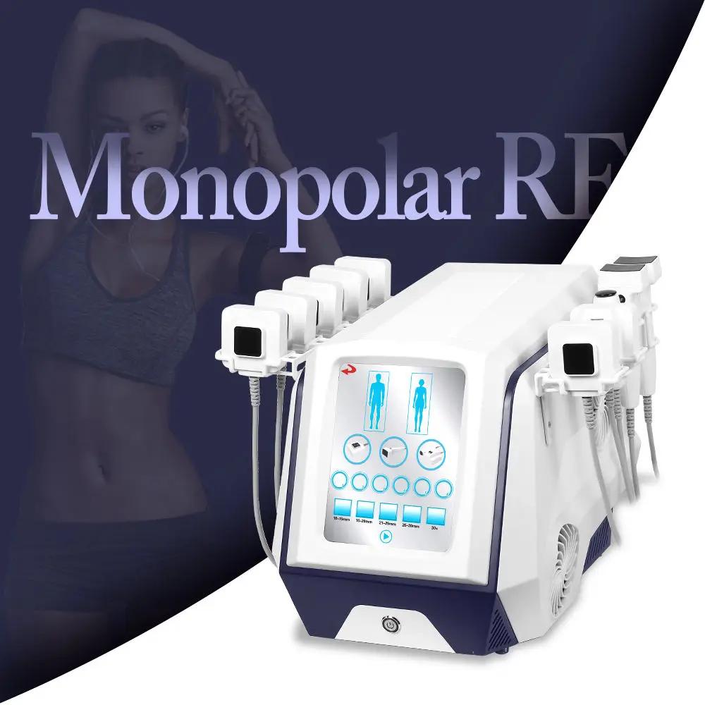 10 In 1 Mono Polar Heating Energy Tru Body Sculpt ID 3D Hot Sculpture Flex Fat dissolvente Tone Muscle Slimming Machine