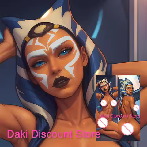 Dakimakura Ashokka Tan Anime Double-sided Print Life-size Body Pillow Cover Pillowcase Gift