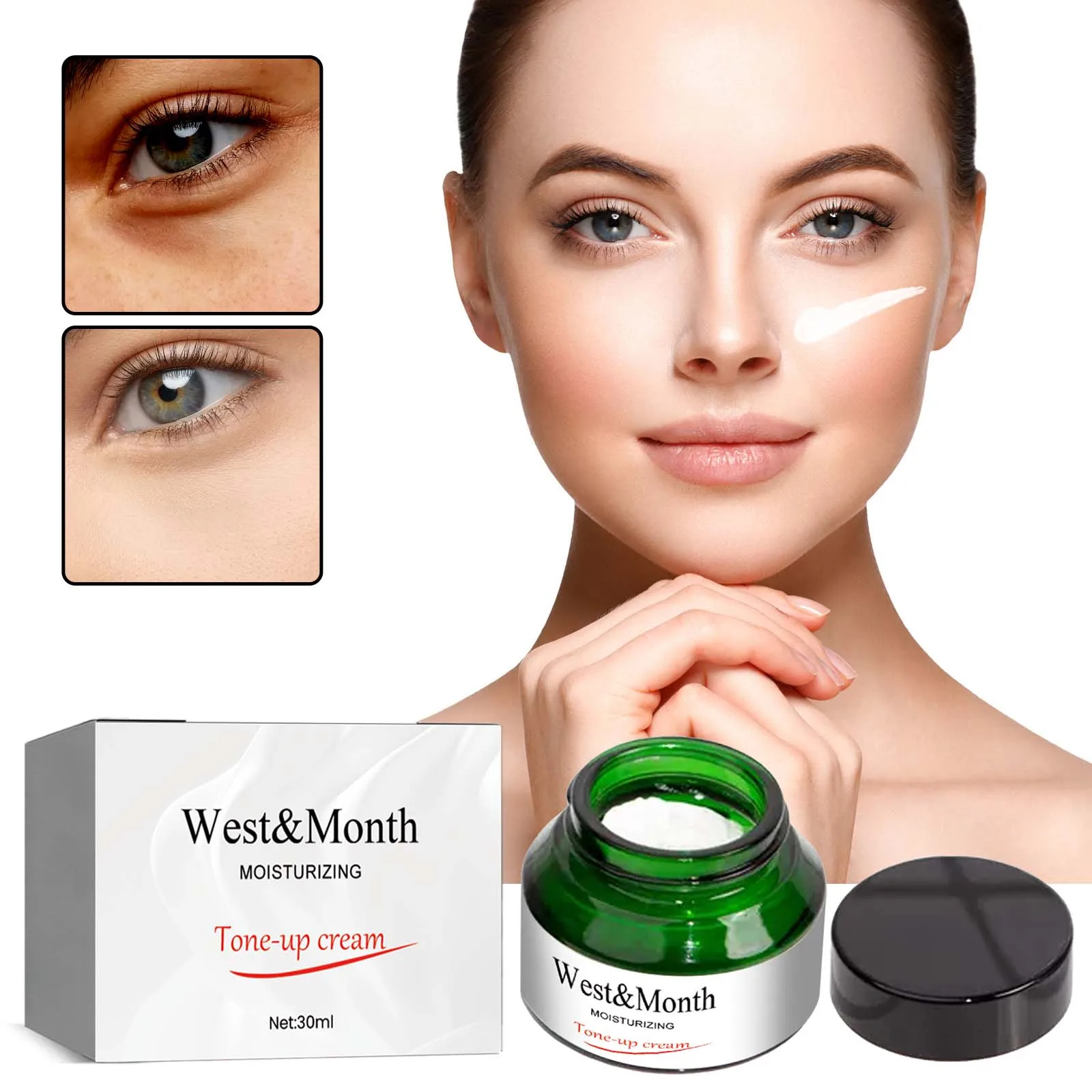 

30ml Moisturizing And Natural Cream Natural Moisturize Foundation Concealer Oil Control Pore Coverage Whitening Makeup Cream
