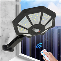 168LED/COB Motion Sensor Solar Lamp Outdoor Street Lights 8 Light Powered Motion Light Sensor Outside