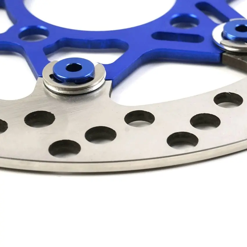 Motorcycle Floating Disc Brake Disk Universal CNC 4 Holes Caliper Disc Pads 220mm * 55mm  For Dirtbike Street Scooter Bik Yamaha