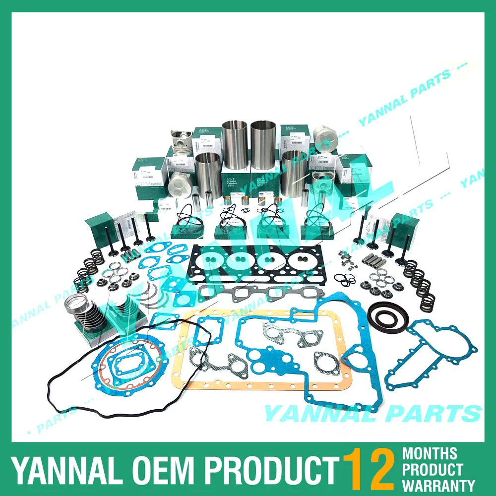 

Overhaul Kit STD With Fast DHL Shipping for kubota V2203 V2203B V2203T Engine Bobcat 753 763 773