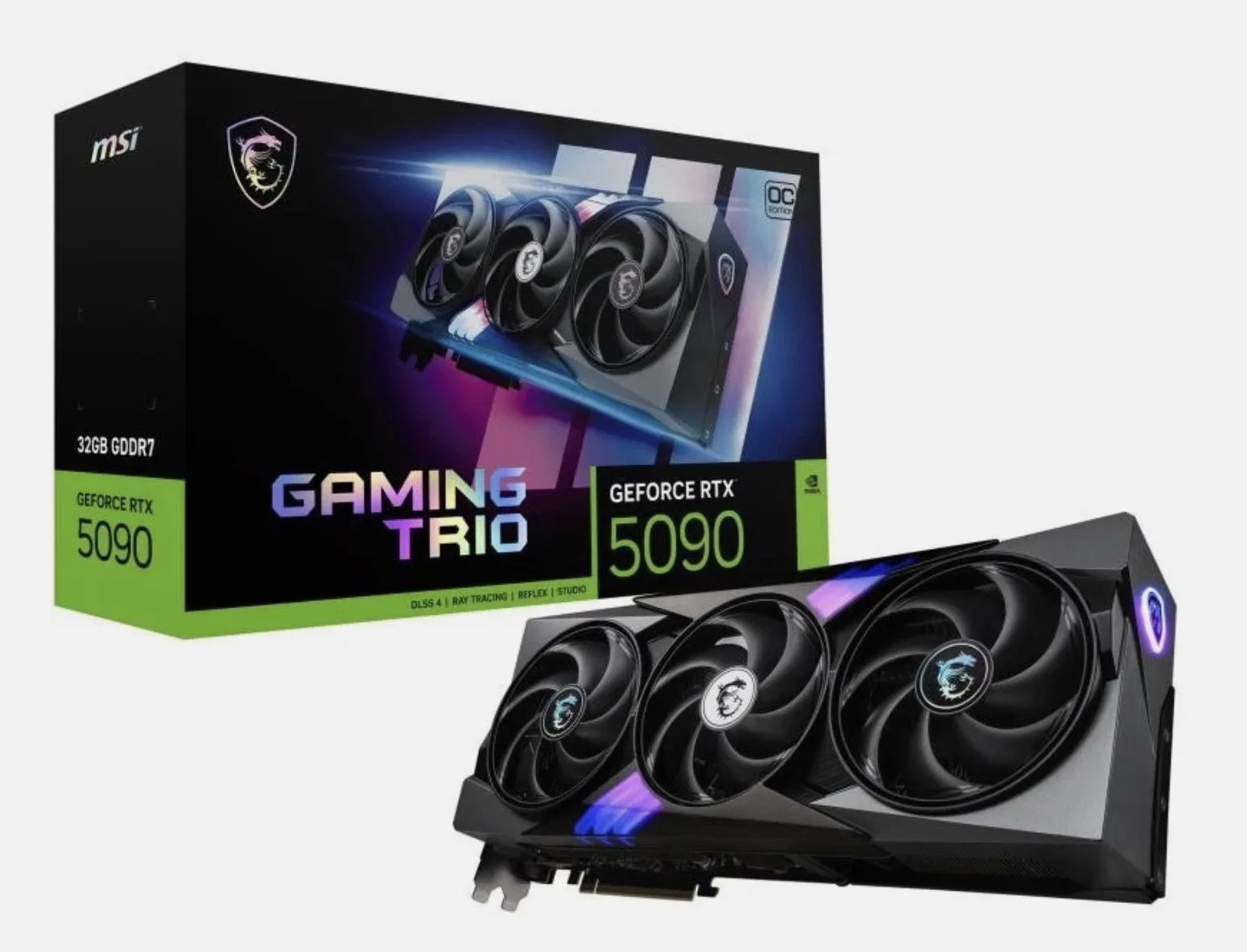 

MSI GeForce RTX 5090 32GB Gaming Trio OC GDDR7 Graphics Card