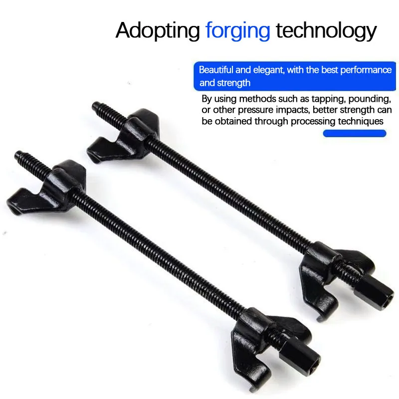 Shock Absorber Spring Compressor Tool Set, Claw Hook for Car Repair and Roll Removal, Manual, Special