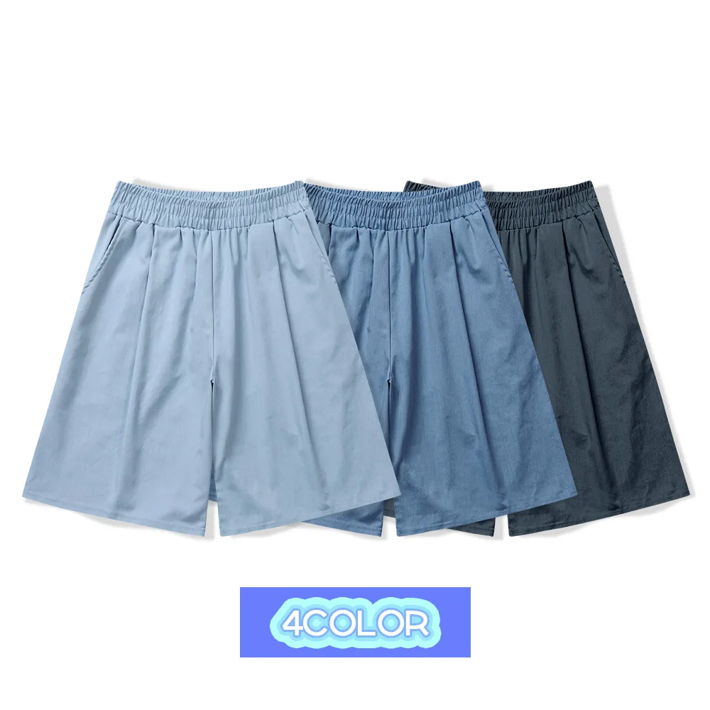 Men's Banding Denim shorts jeans shorts with widem pants oversize wideg lower country fashion summer denim fan S.