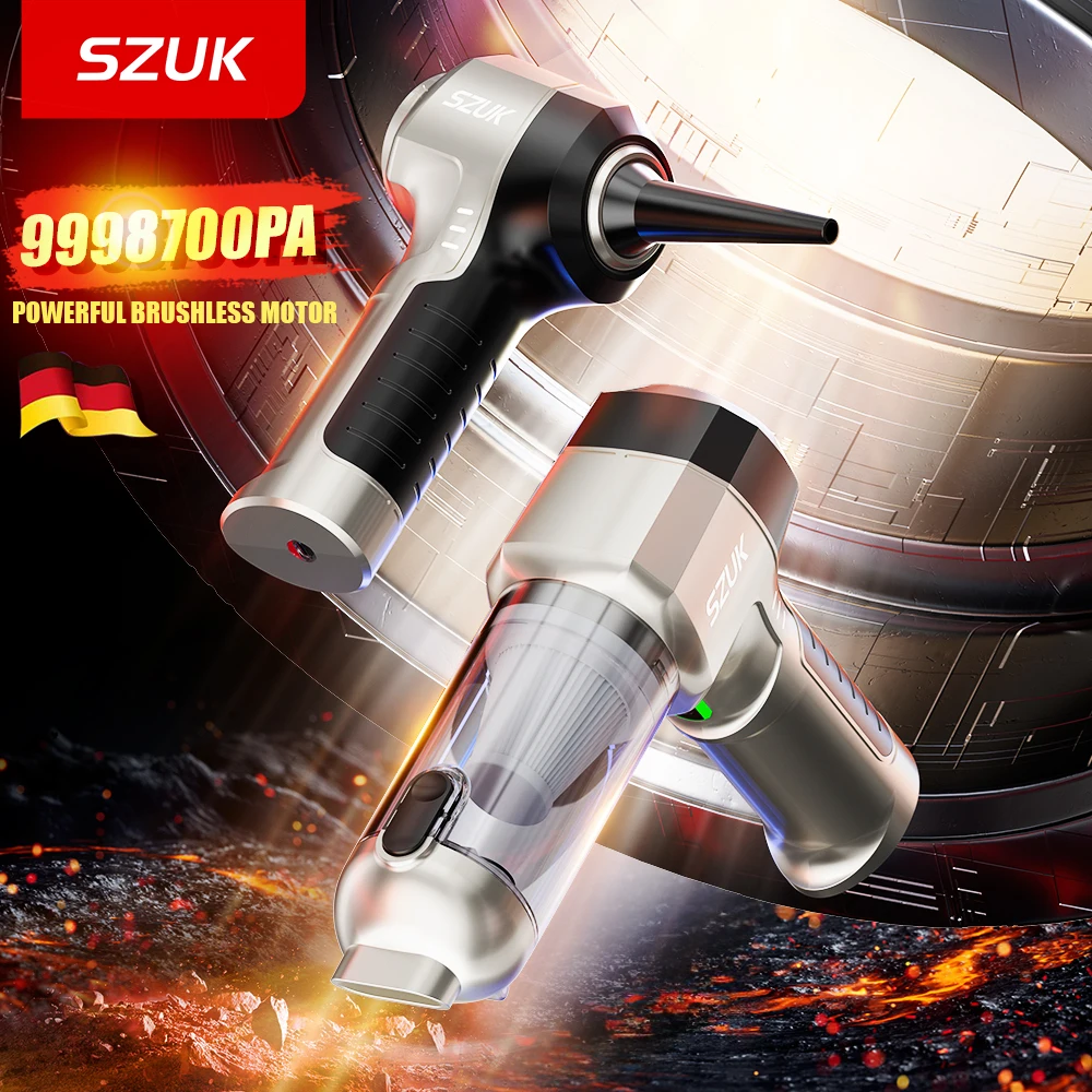 SZUK 9998700PA Car Vacuum Cleaner Strong Suction Cordless Wireless Cleaner Portable HandHeld Vacuum Cleaner Cleaning Machine