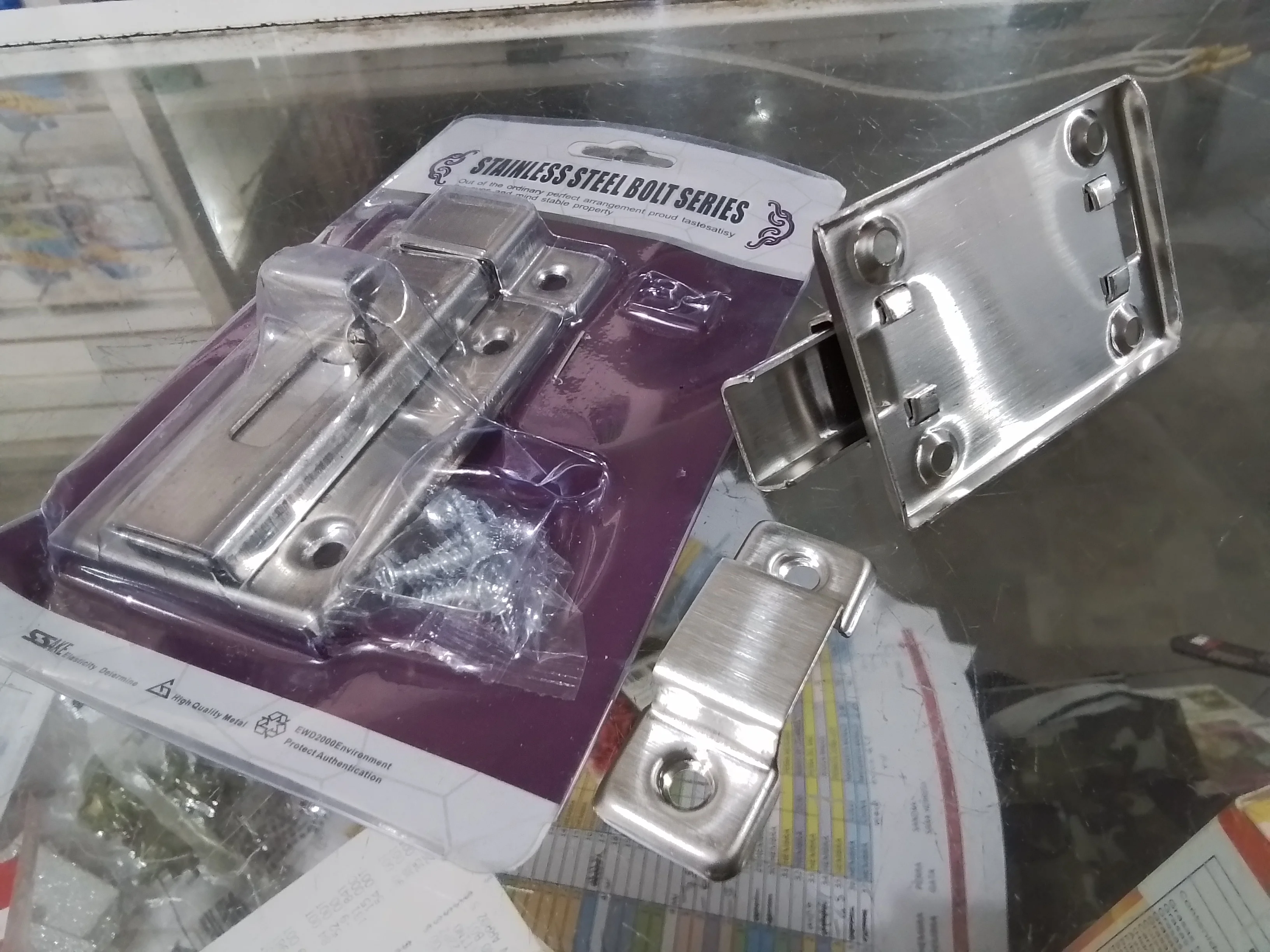 1pc Stainless Steel Double-ended Door Bolts Sliding Lock Barrel Bolt Latch Safety Hardware photo review