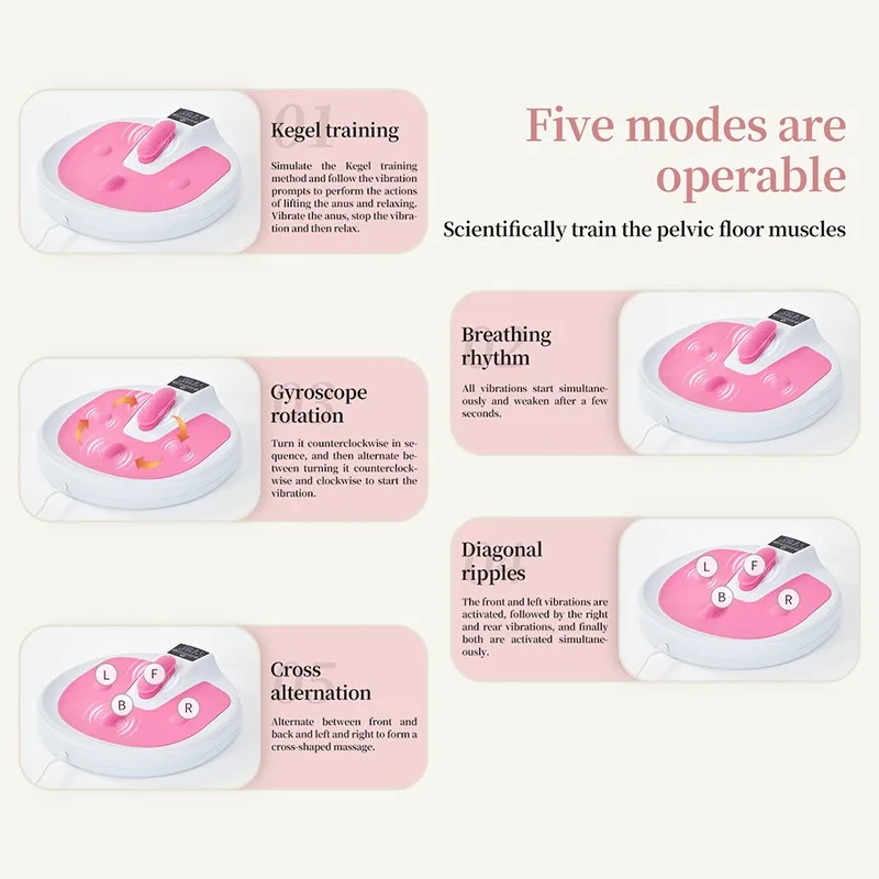 Portable Pelvic Muscle Trainer Device Pelvic Floor Tightening Pelvic Muscle Repair Instrument