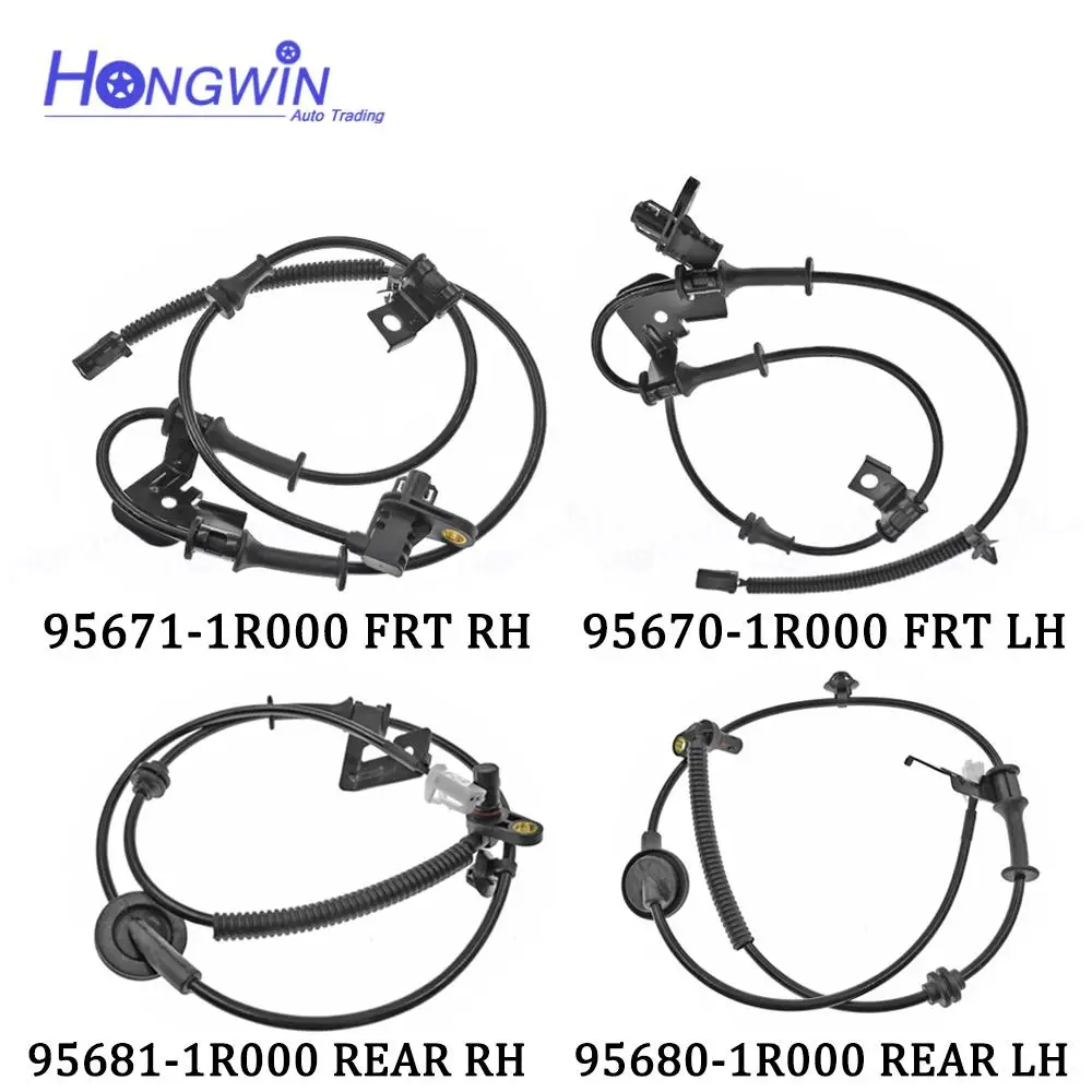 

Front & Rear New ABS Wheel Speed Sensor For Hyundai Accent 2012-2017 1.6L 956701R000 956711R000 956801R000 956811R000 5S14065