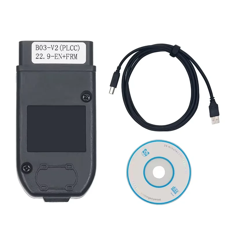 VCDS V25.3 ل vagcom HEX V2 واجهة USB غير محدود VINs ATMEGA162 Obd2 الماسح الضوئي HEX-V2 كابل أداة تشخيص السيارة