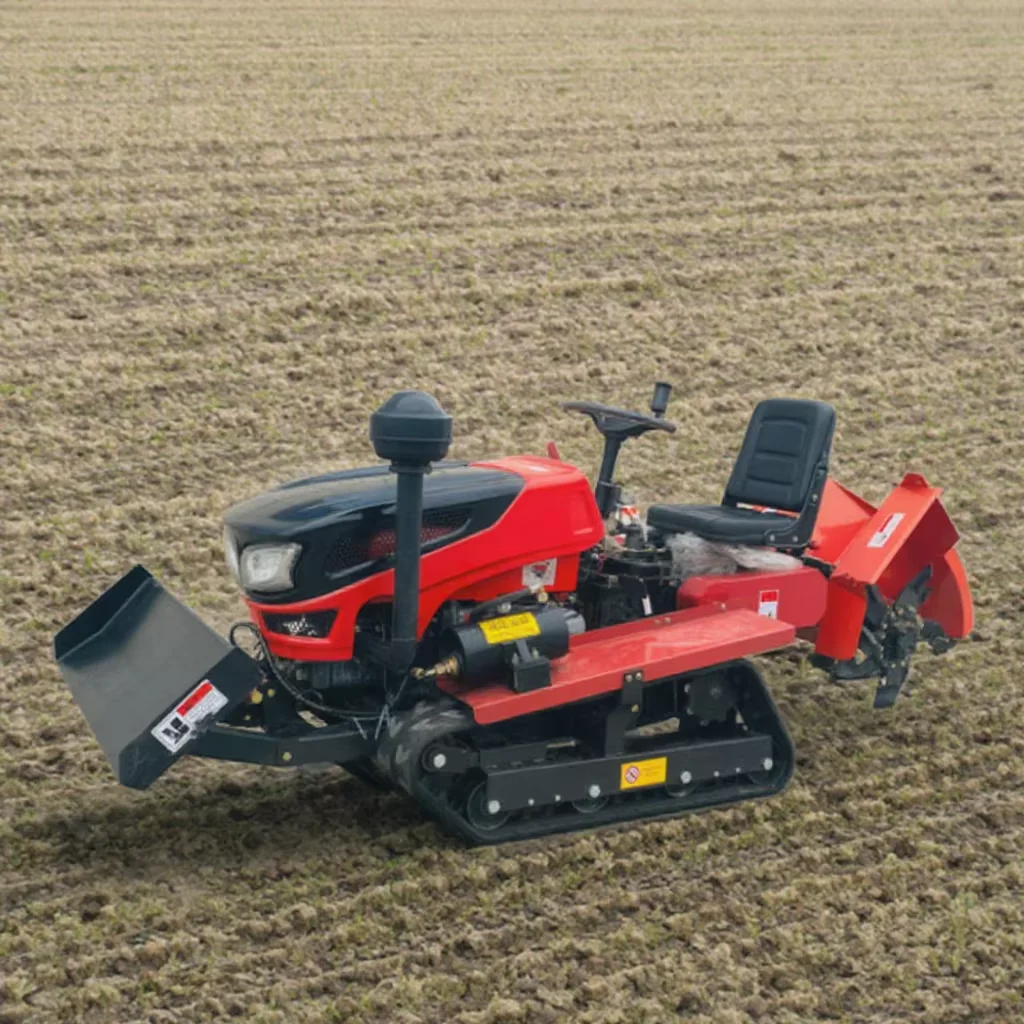 Customized 35HP CE Certificated Crawler Mini Tractor Farm Tiller Rotary Tractor