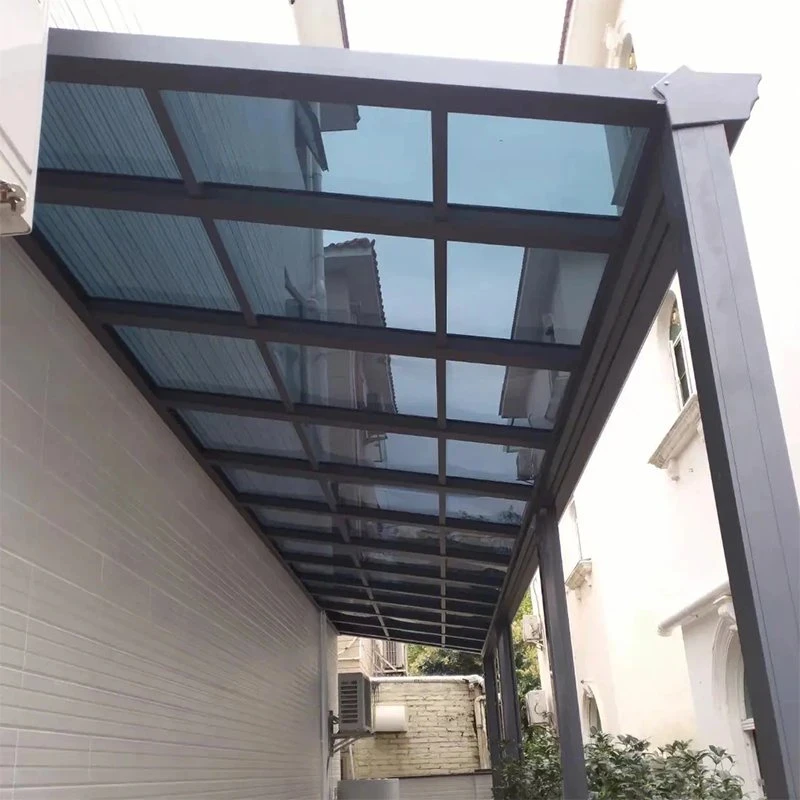 Waterproof Outdoor Aluminum Frame Polycarbonate Canopy balcony awning patio covering