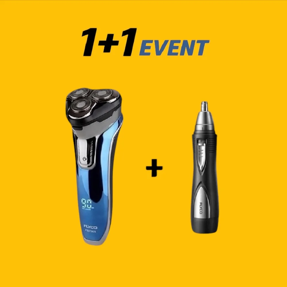 Smart Electric Shaving IPX7 Fully Waterproof Portable High-speed Charging Electric Fly Co FS375KR