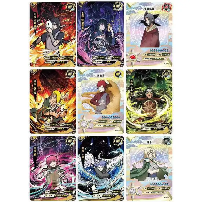 Official KAYOU Naruto T4W2 Booster Box 18 Packs 5 Cards Each Anime Trading Card Game Collection Chinese Version