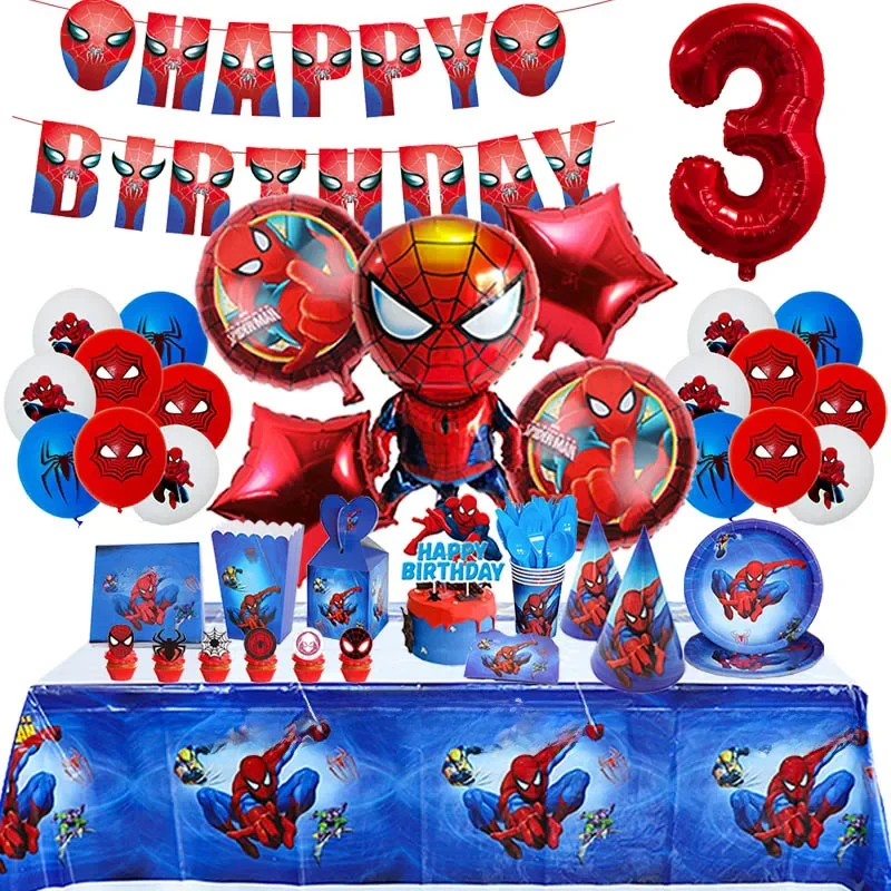Spiderman Birthday Party Decorações para Crianças, Látex Balões De Folha De Alumínio, Spider Theme