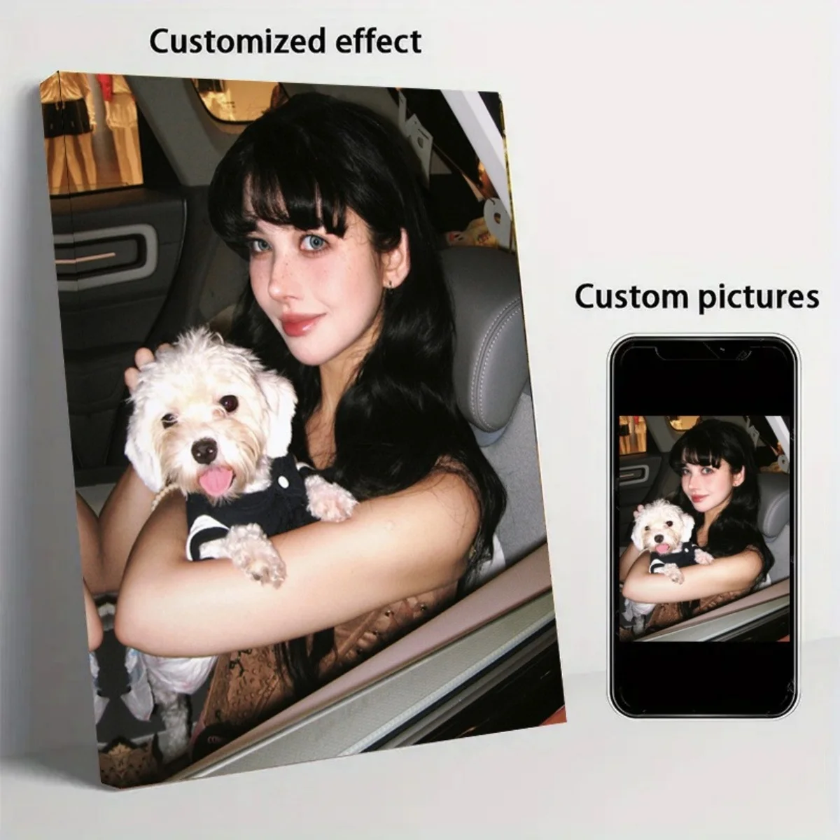 Impresiones en Lienzo Personalizadas: Carga tus fotos. Elige entre estilos modernos, clásicos o Art Deco. Un recuerdo inolvidable y una tela decorativa.