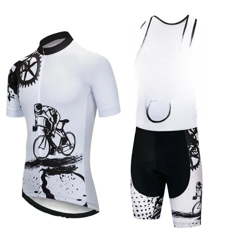 AliExpress 2021 New Cycling Jerseys With 20D Bib Shorts MTB Uniform Bike Clothing Quick Drying Bicycle Sets