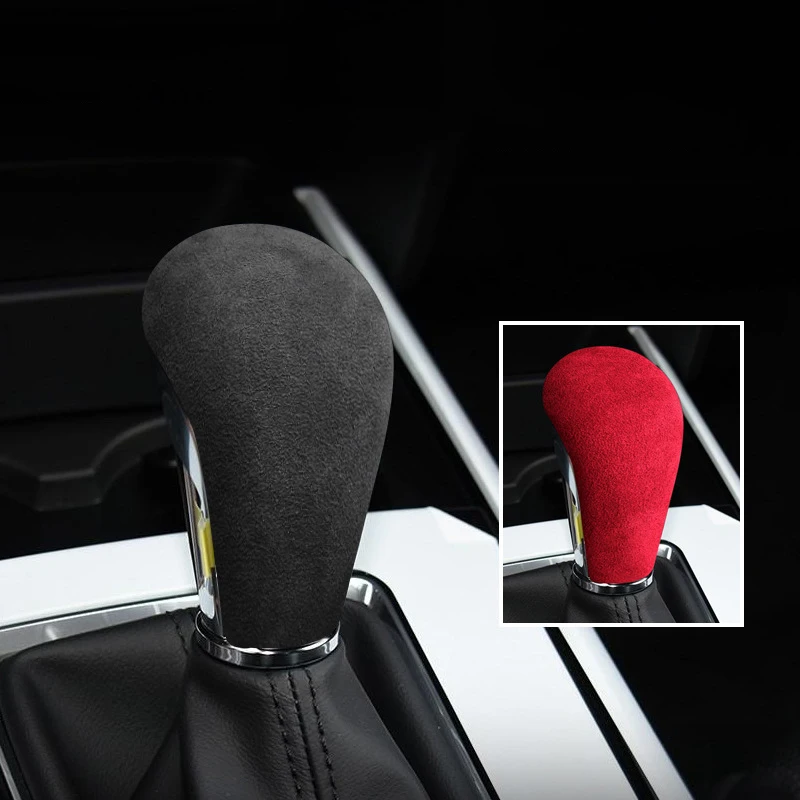 

Suede Car Gear Shift Knob Cover Protective Shell Car Spare Parts Accessories for Mazda3 3 Axela CX-30 CX30 2022 2021 2019~2023