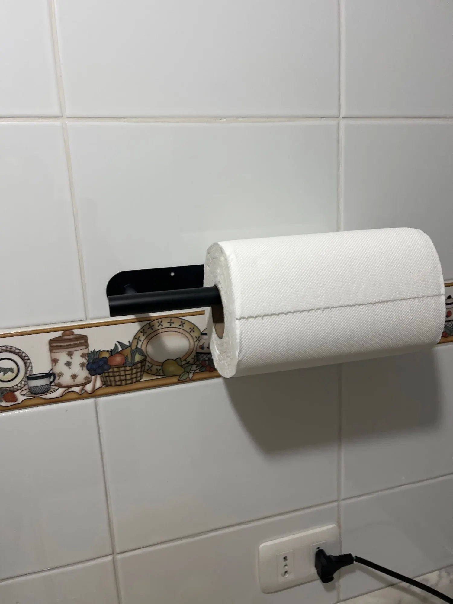 Kitchen Paper Towel Holder Adhesive Tissue Hanger Toilet Roll Paper Dispenser Cabinet Storage Napkin Rack Bathroom Accessories photo review