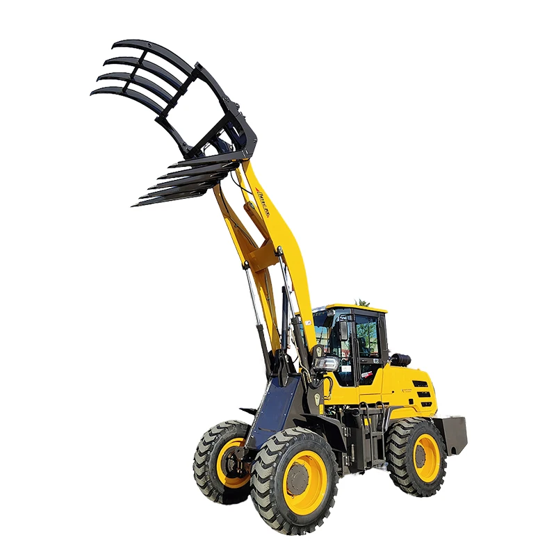 Chinese Mini Battery Electric Wheel Loader ALT Electric Small Front End Telescopic Loader All Terrain Forklift