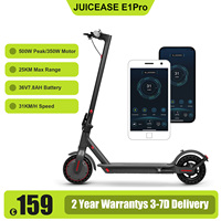 JUICEASE E1 Pro Electric Scooter 350W Motor 500W Peak Power Folding Electric Kick Scooter 36V7.8AH 25KM Ultra Long Rang EScooter