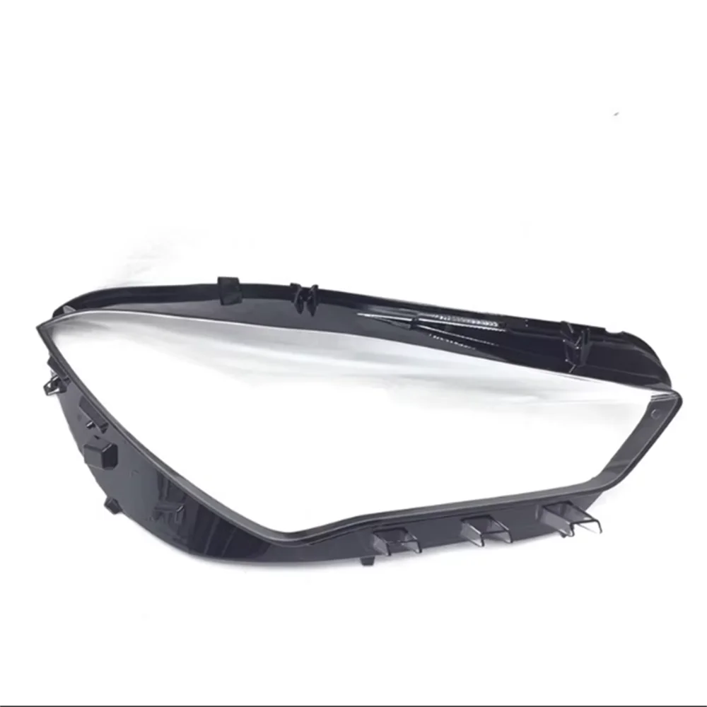 لمرسيدس بنز CLA W118 2020 2021 2022 2023 اكسسوارات السيارات المصابيح الأمامية غطاء زجاجي شفاف عاكس الضوء قبعات قذيفة #6
