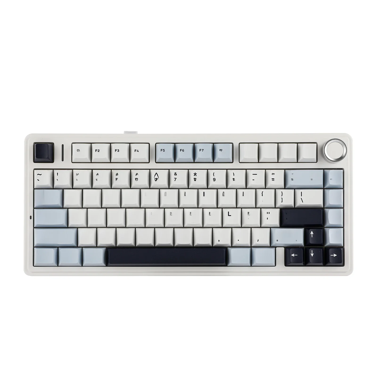 EPOMAKER X AULA F75 75% ANSI Hot-Swap Gasket Bluetooth 5.0/2.4G Kabellose/Kabelgebundene Mechanische Tastatur PBT-Tastenkappen für Mac/Win