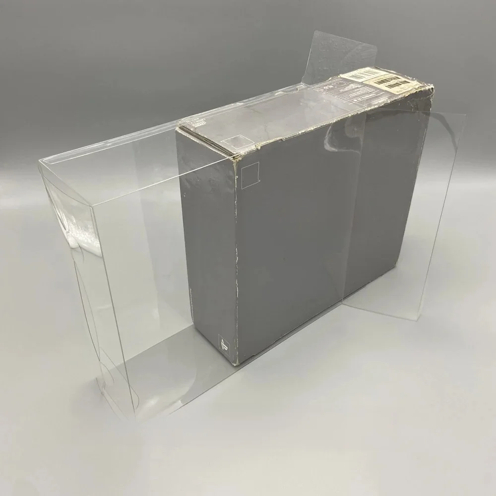 Przezroczyste przezroczyste pudełko na PlayStation One na PSone plastikowe pudełko ochronne PET Protector do przechowywania kolekcji — zdjęcie produktu 4