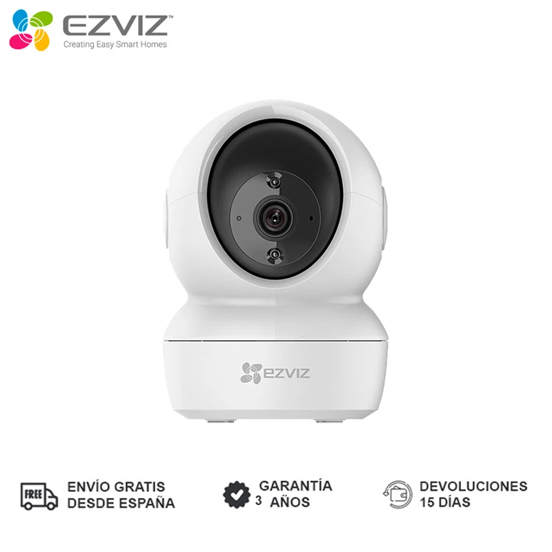 EZVIZ C6N, Camera Video Surveillance, WiFi Camera, IP Camera, Mini Camera, Indoor, FHD 1080p Resolution, 360º Vision, Motion Detection, WiFi 2.4 GHz