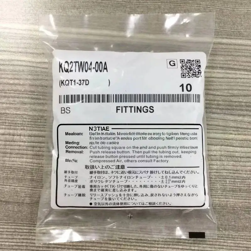 10pcs/bag Fitting KQ2TW04-00A KQ2TW06-00A KQ2TW08-00A KQ2TW10-00A KQ2TW12-00A KQ2TX06-08A