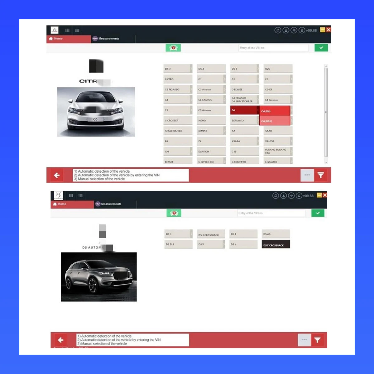 Diagbox-herramienta de diagnóstico de coche, herramienta sin máquina Virtual, Lexia3 91 PP2000 Lexia-3, Citroen Peugeot Till 9,85