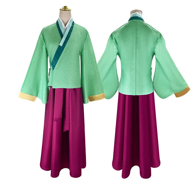 The Apothecary Diaries Green Maomao Cosplay Halloween Costume Anime Outfits Ancient style Hanfu Clothes Chinese Dress Uniform