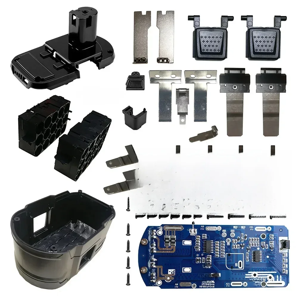 Boîtier en plastique pour batterie 15x18650, Circuit imprimé de Protection de charge PCB pour RYOBI 18V P103 P108 BPL-1815 pour ONE + boîtier