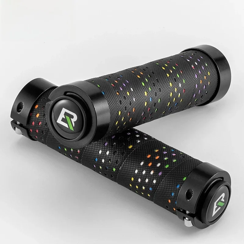 AliExpress ROCKBROS MTB Bicycle Grips Waterproof Double Plug Handlebar Bicycle Handle Grip Ultralight Non-Slip Shockproof Grips Accessories