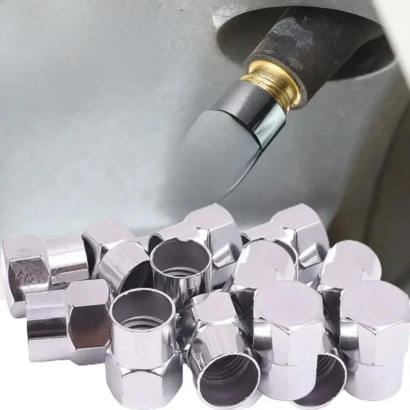Bouchons de tige de Valve de pneu de voiture, couvercle de tige de Valve de pneu hexagonal universel pour toutes les Valves de pneu, accessoires de jante de roue, 1 à 50 pièces