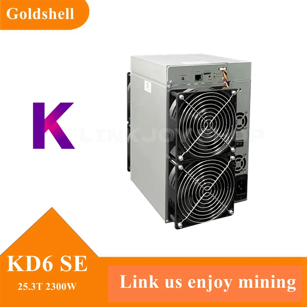 Goldshell KD6 SE 25.3T KDA Master KADENA Miner With 2300W Power Supply Included