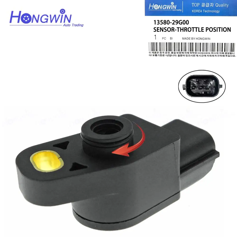 1358029G00 TPS czujnik położenia przepustnicy 13580-29G00 13580-29G00-000 pasuje do Suzuki GSXR 600 750 2004-2009 GSXS1000 VZR1800