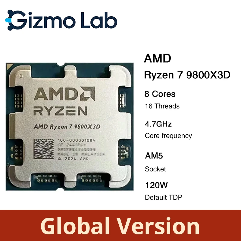 AMD Ryzen7 9800X3D バルク品 AMD Ryzen 7 9800X3D 新品 バルク品 グリス付き｜Yahoo!フリマ（旧