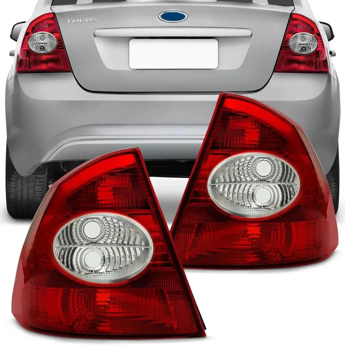 

FOR FORD FOCUS 2 RIGHT + LEFT REAR TAIL LAMP KIT 2005-2010