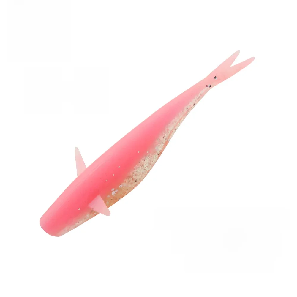 Esfishing neuer weicher Köder vertikaler Shad 75mm 10 stücke Flossen flügel Plastik köder für das