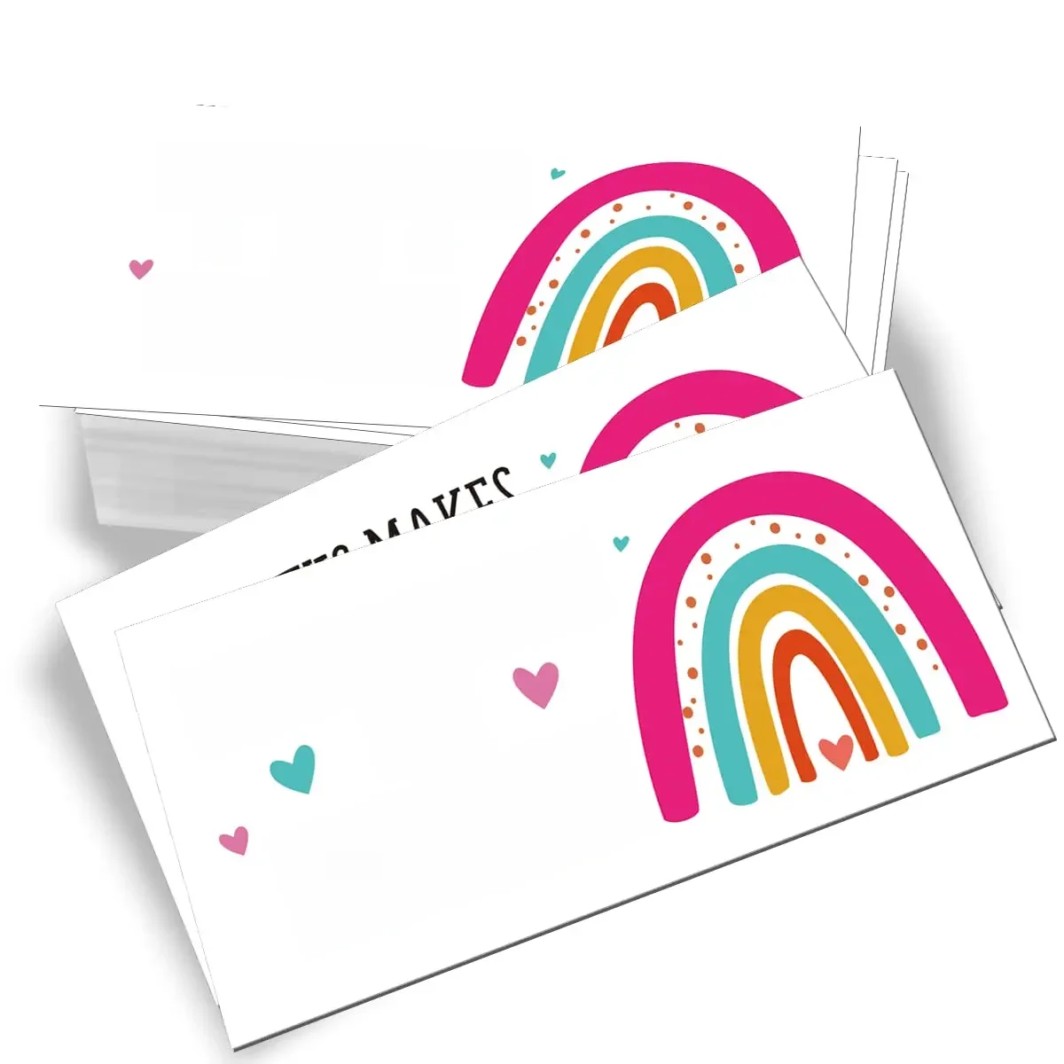 50pcs Mini j'espère que vous fait souriez des cartes de remerciement d'affaires, cartes de vœux d'achat d'achat d'achat sur les cartes d'appréciation du client