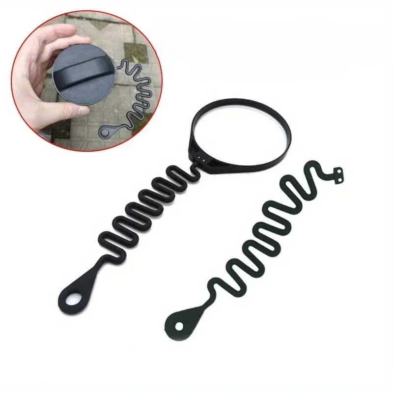 Bouchon de carburant de voiture, 1 pièce, cordon Anti-perte, bouchon de carburant avec cordon à boucle 31261589 Pour Volvo S80 S60 S40 S60L XC60 XC90 V40 C30 C70 V70