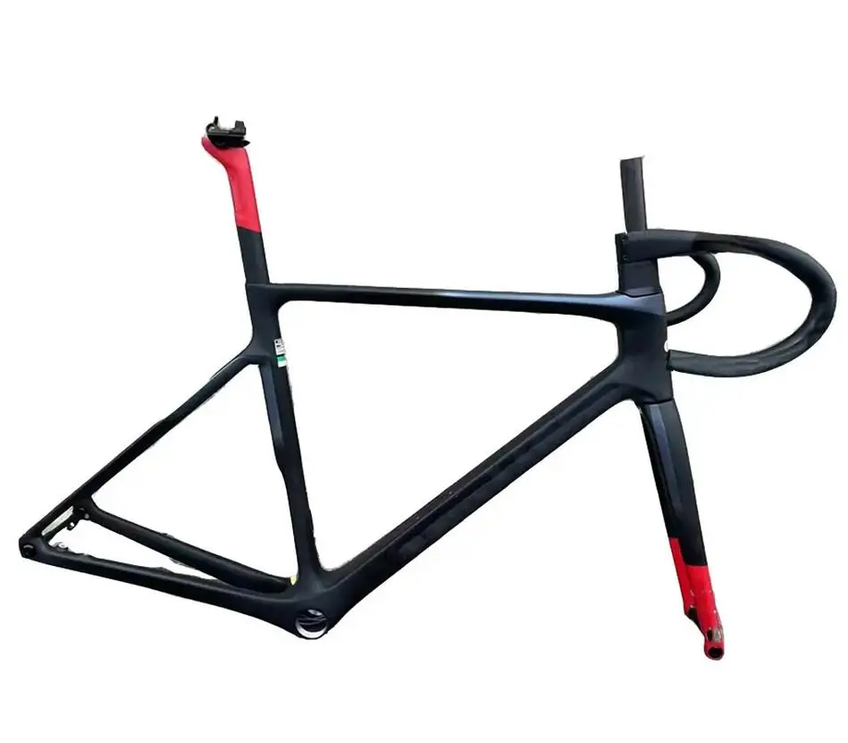 Black grey red UAE emirates road bike frame disc cycling full fiber carbon bicycle carbon frame 455mm with stock made in china