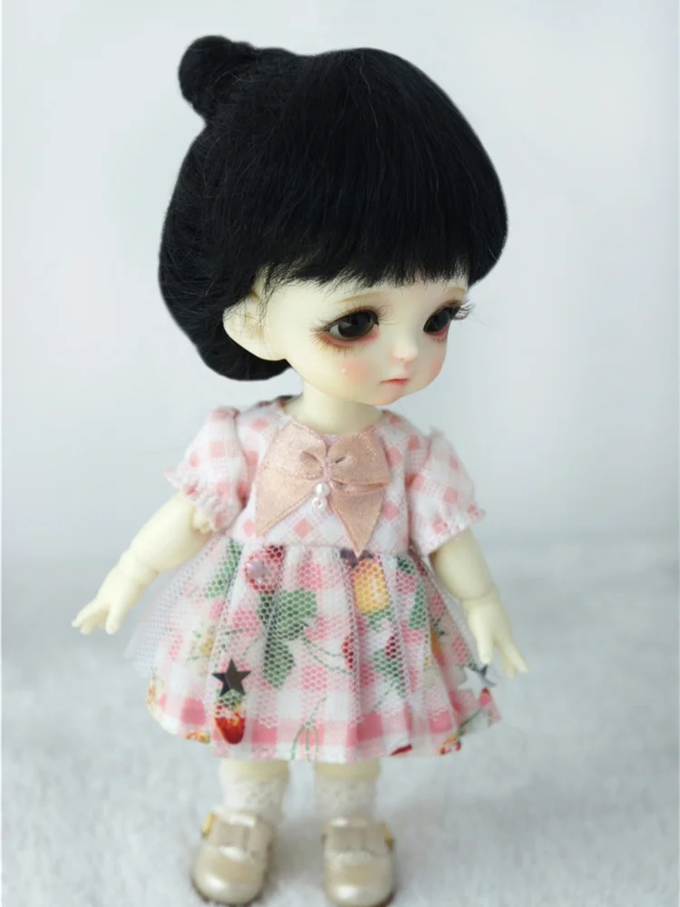 JD049 All Sizes Lovely Up Style BJD Wigs Suit For 1/12 1/8  1/6 1/4 1/3 Doll Hair Cheap Tiny OB11 YOSD MSD SD Wig Accessories