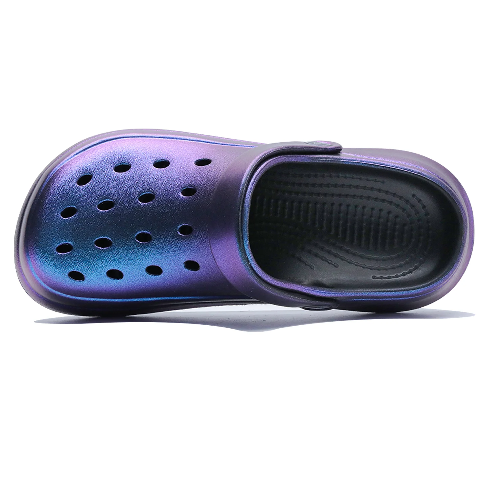 Glitzer-Clogs, Leichte EVA-Gartenschuhe, Wasserdichte Rutschfeste Sandalen, Bequeme Slip-On Schuhe für Drinnen und Draußen 816 – Detail 11