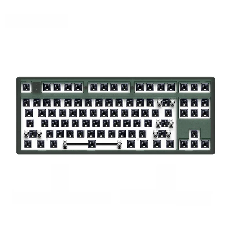 FL · ESPORTS MK870 Kit de teclado, Bluetooth, Sem fio, 2.4G, 3-Modo, Personalizado, Eixo satélite,