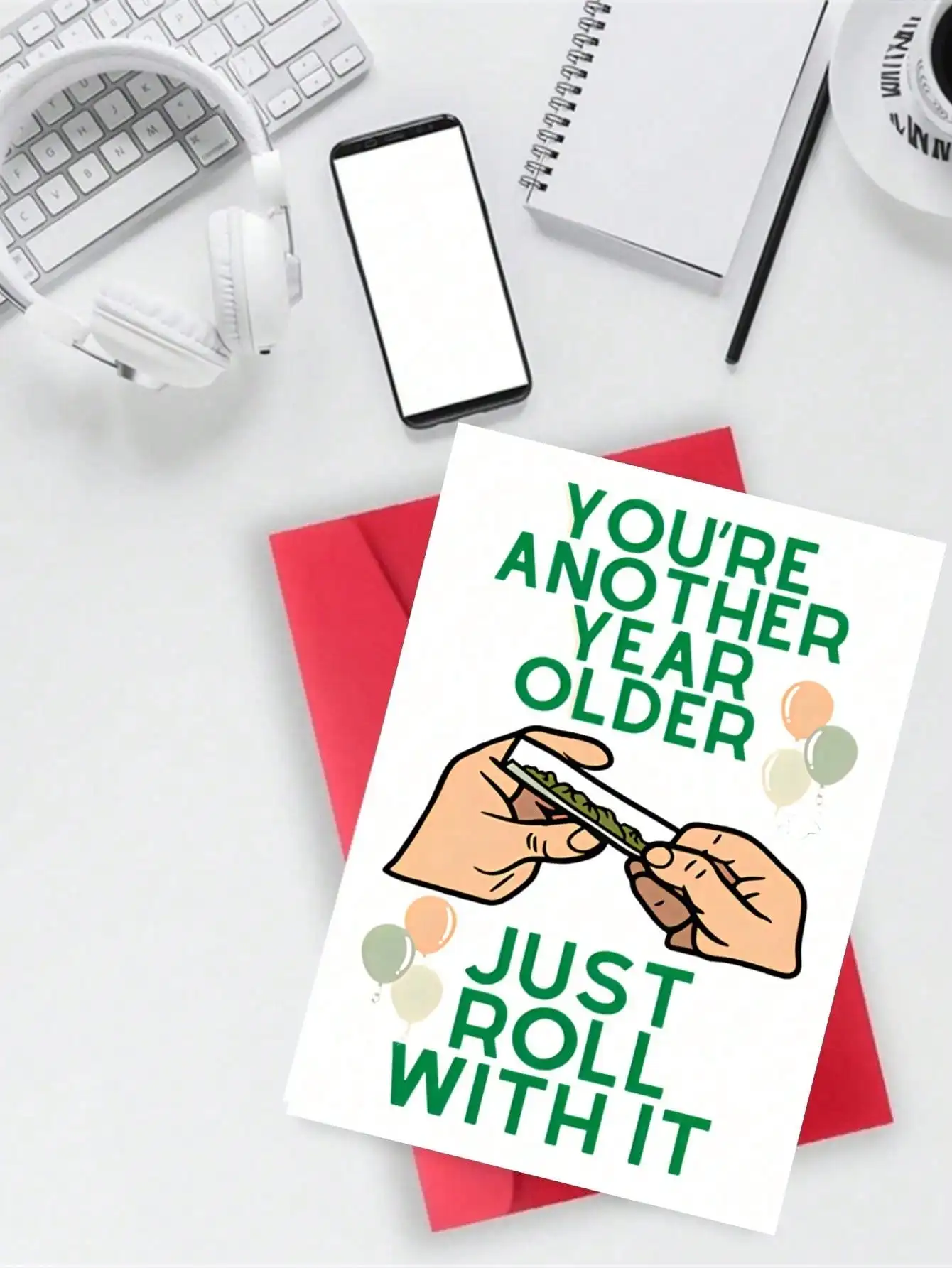 بطاقة تهنئة عيد ميلاد سعيد - تذكار مسلي. مثالية للرجال والنساء والأمهات والآباء والجدات والجدات والأفضل F #3