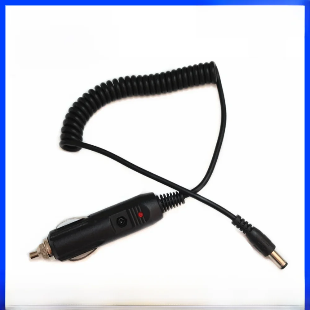Ładowarka samochodowa 1,5 M DC 12 V Zasilacz do zapalniczki samochodowej Kabel sprężynowy 3,5 x 1,35 mm Garnitur — zdjęcie 2