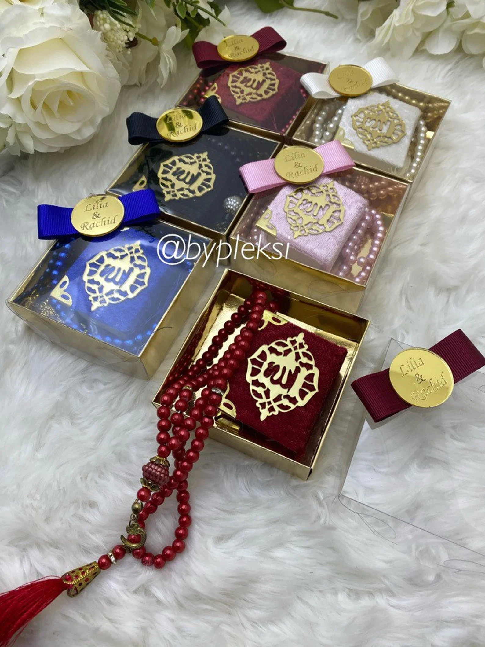 

Ameen Favors,Islamic Gifts Mini Quran Book and Tasbeeh Set Muslim Gifts Islamic Favors Baby Shower Party favors Newborn Gifts